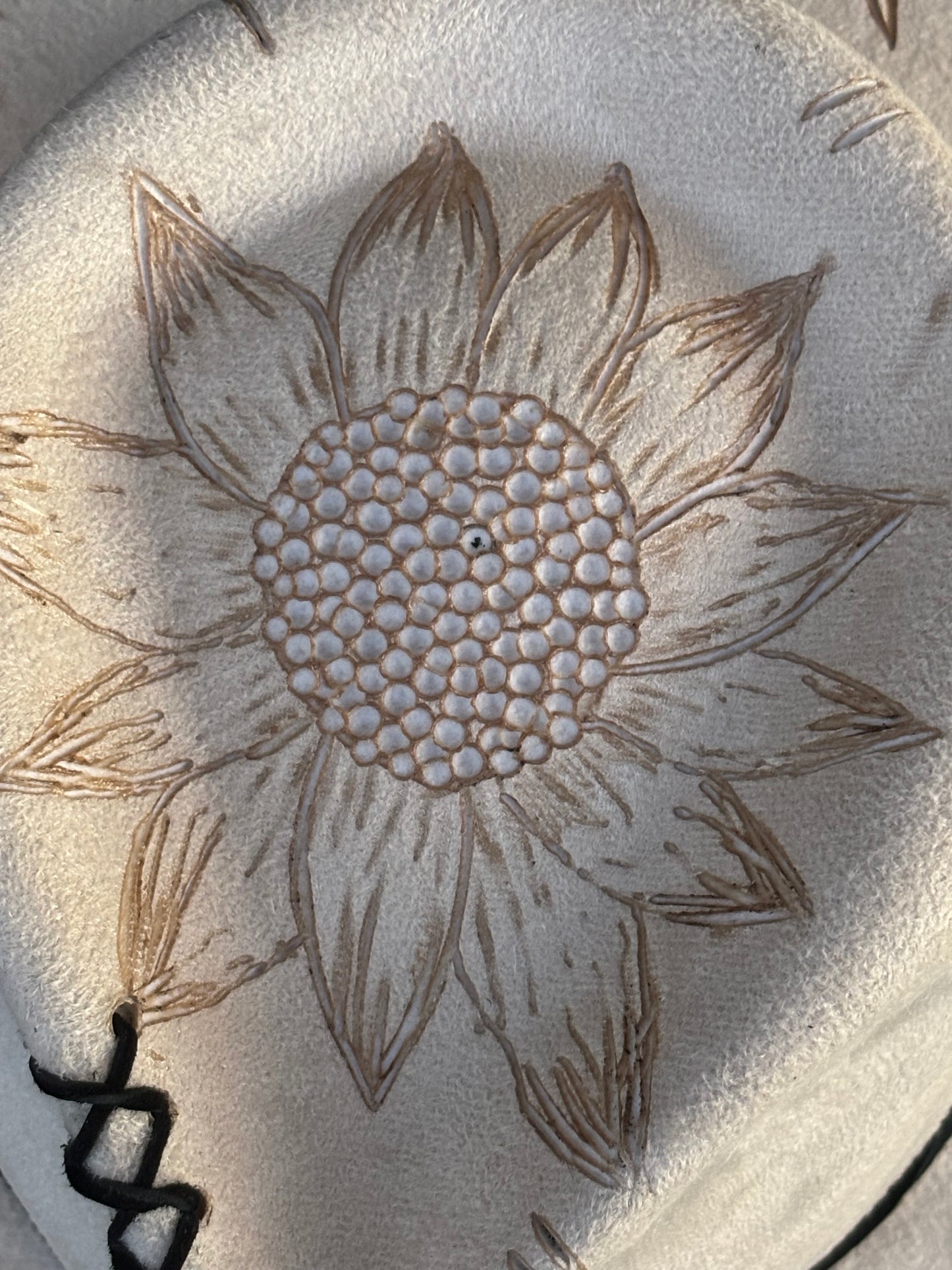 Sunflower and Vine Hand Burned Felt Rancher Hat PACK OF 4
