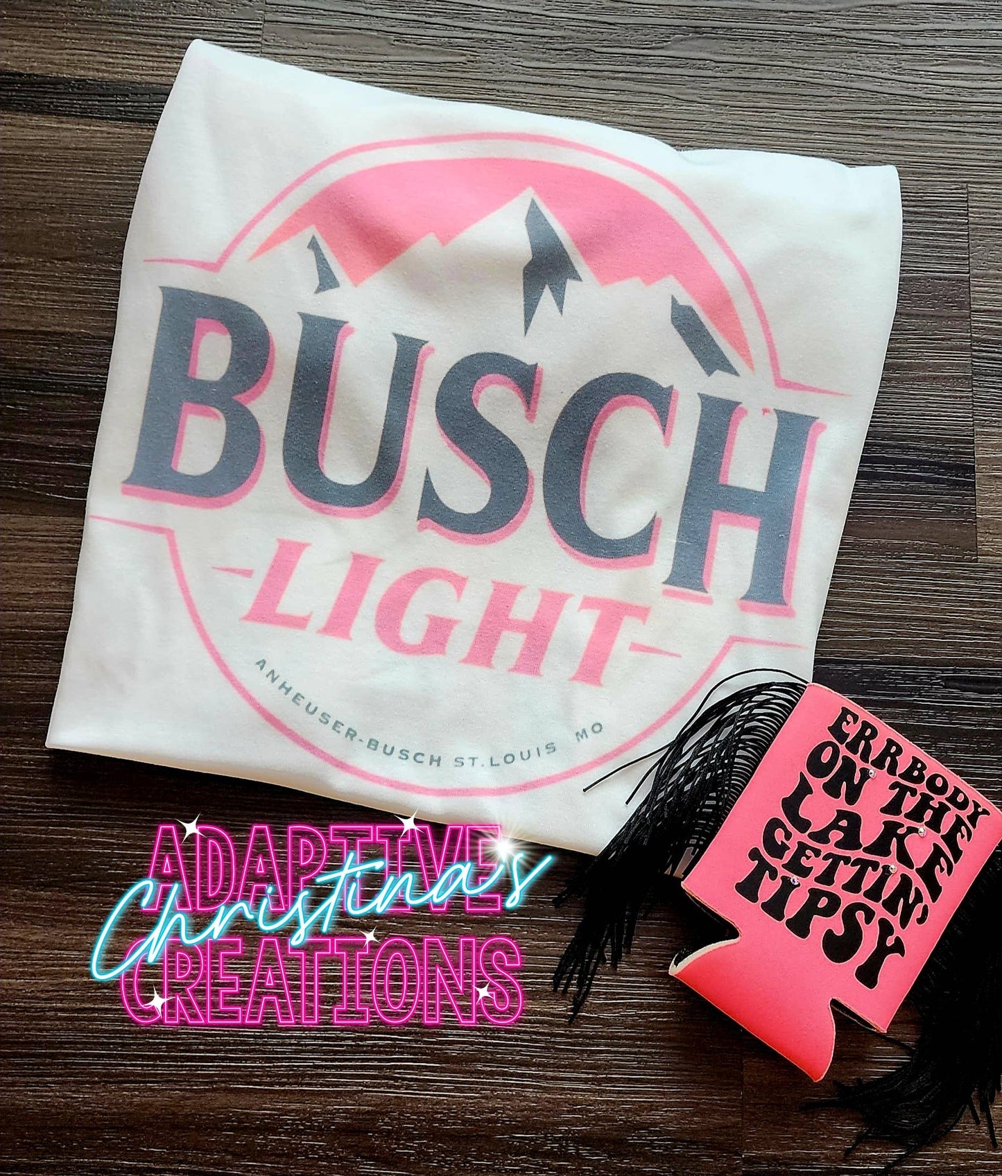 Pink Busch Light Graphic Tee