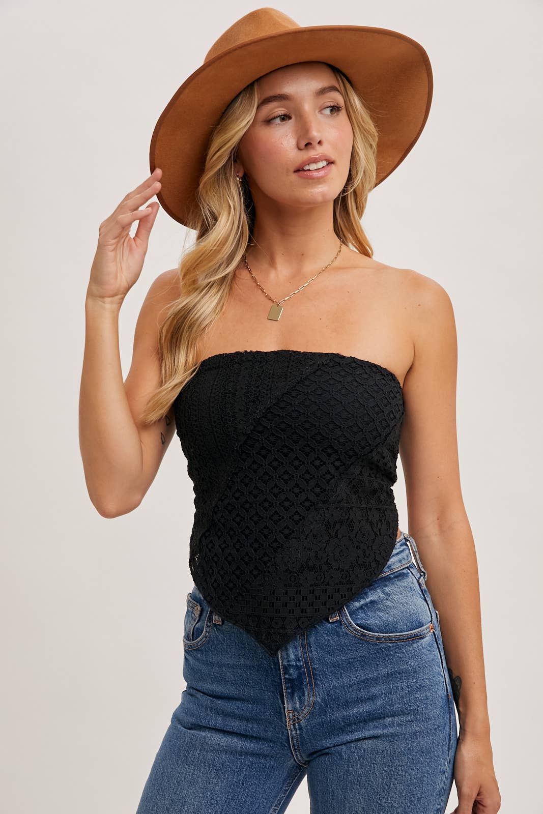 Lace Bandana Top