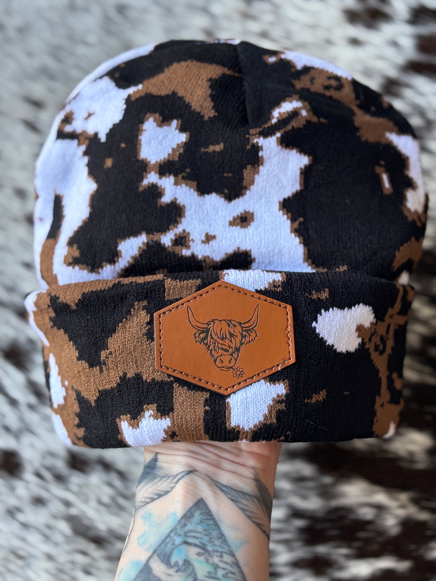 Highland Cow Beanie