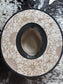 Patchwork Sunflower Lillies and Daisies Western Burned Floral Hat