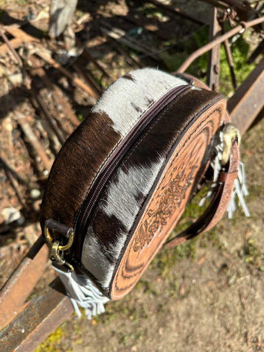 The Bucking Leather Tooled Canteen,  a Haute Southern Hyde