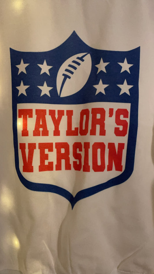 Taylor's Version Crewneck Pullover White NFL