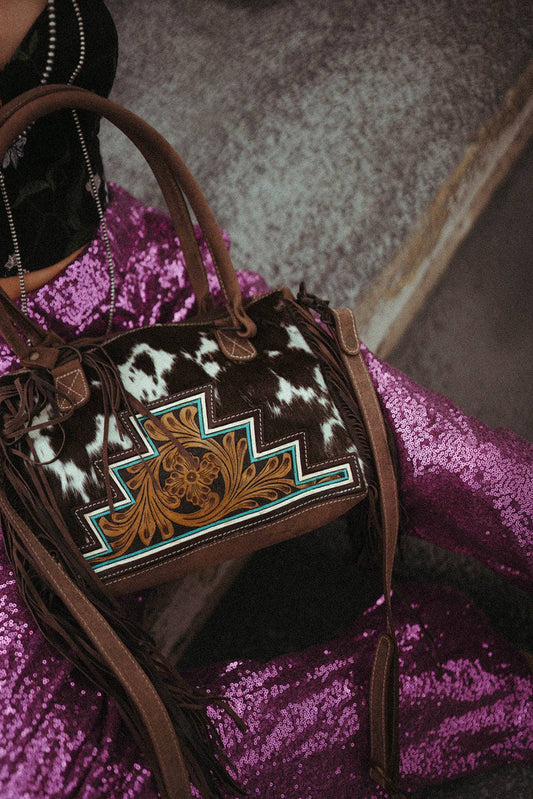 The Brabus Cowhide Tooled Purse