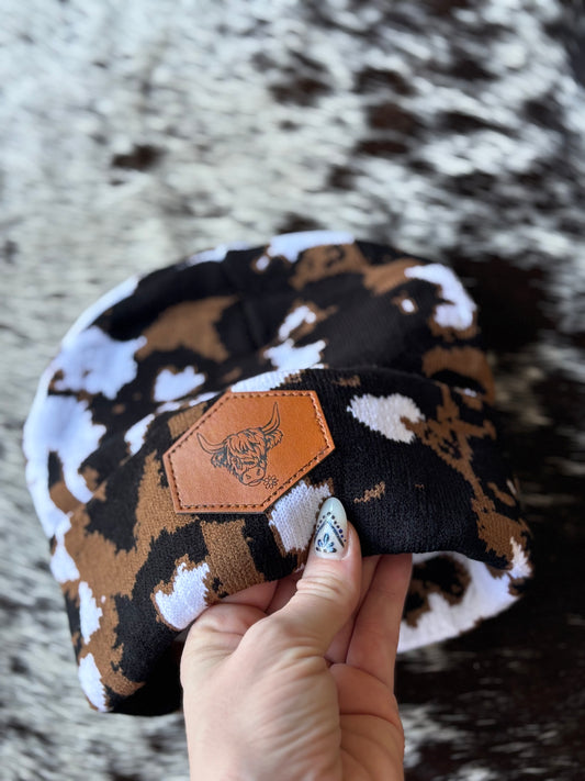 Highland Cow Beanie
