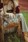 The Zebedee Cowhide Fringe Purse