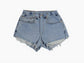 High-Rise Upcycled Denim Cutoff Shorts - Original