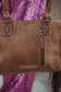 The Zebedee Cowhide Fringe Purse
