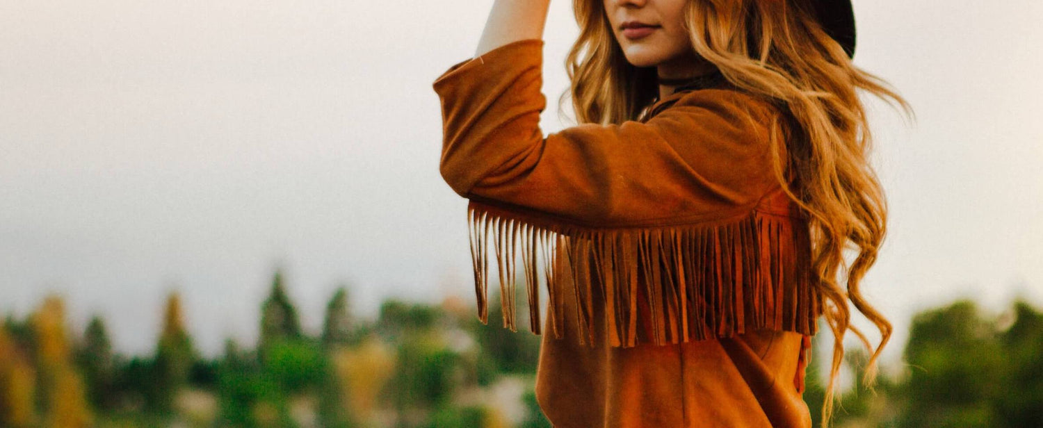 Women In Brown Jacket