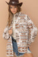 Jacquard Aztec Western Shirt Jacket